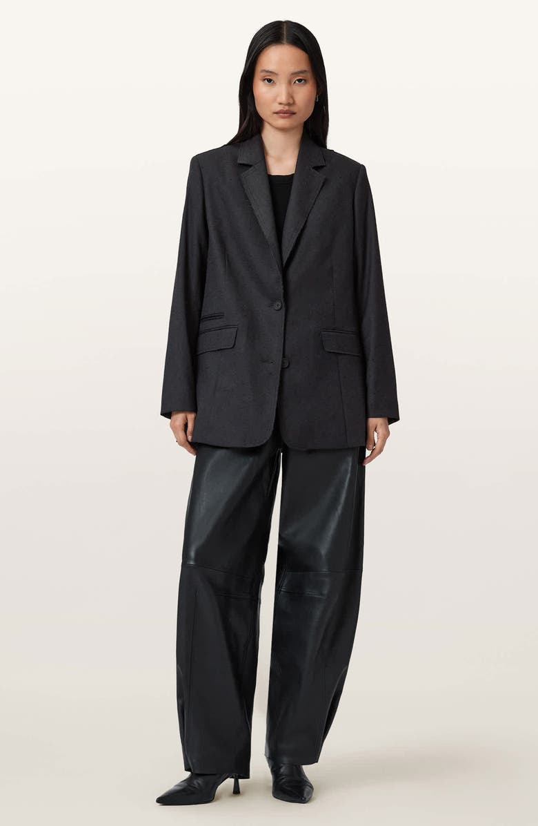 AllSaints Essie Blazer, Alternate, color, Gunmetal Grey