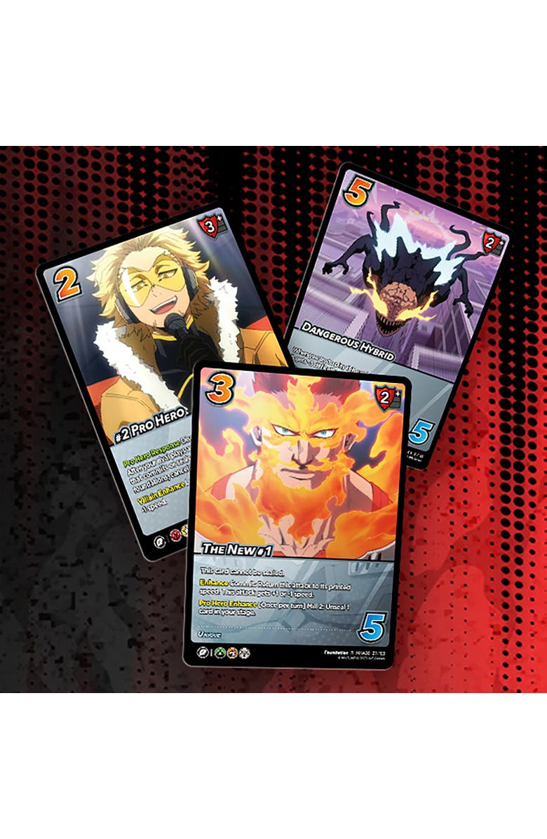 UVS Games My Hero Academia Collectible Card Game Set 6 Jet Burn Booster Display, Alternate, color, Multicolored