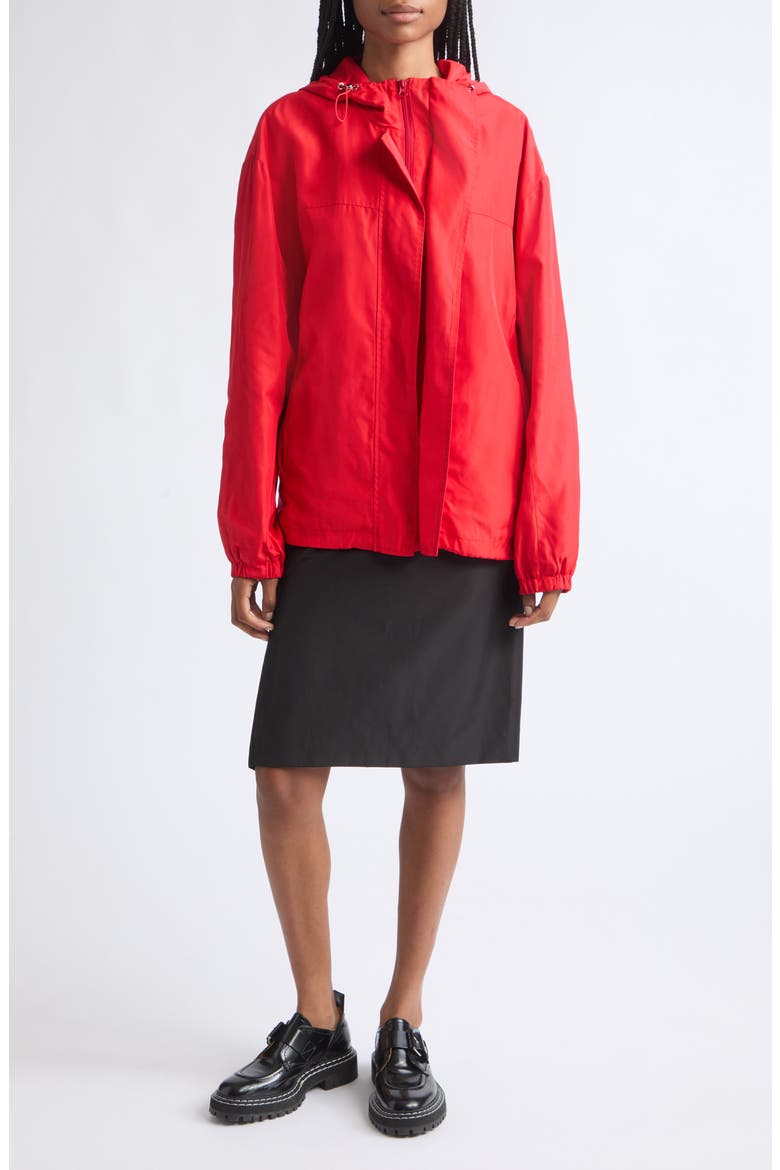 Hooded Anorak, Alternate, color, RED