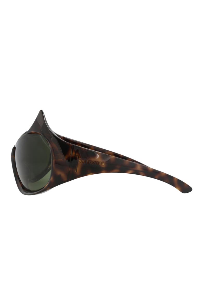 71mm Shield Sunglasses, Alternate, color, HAVANA HAVANA GREEN