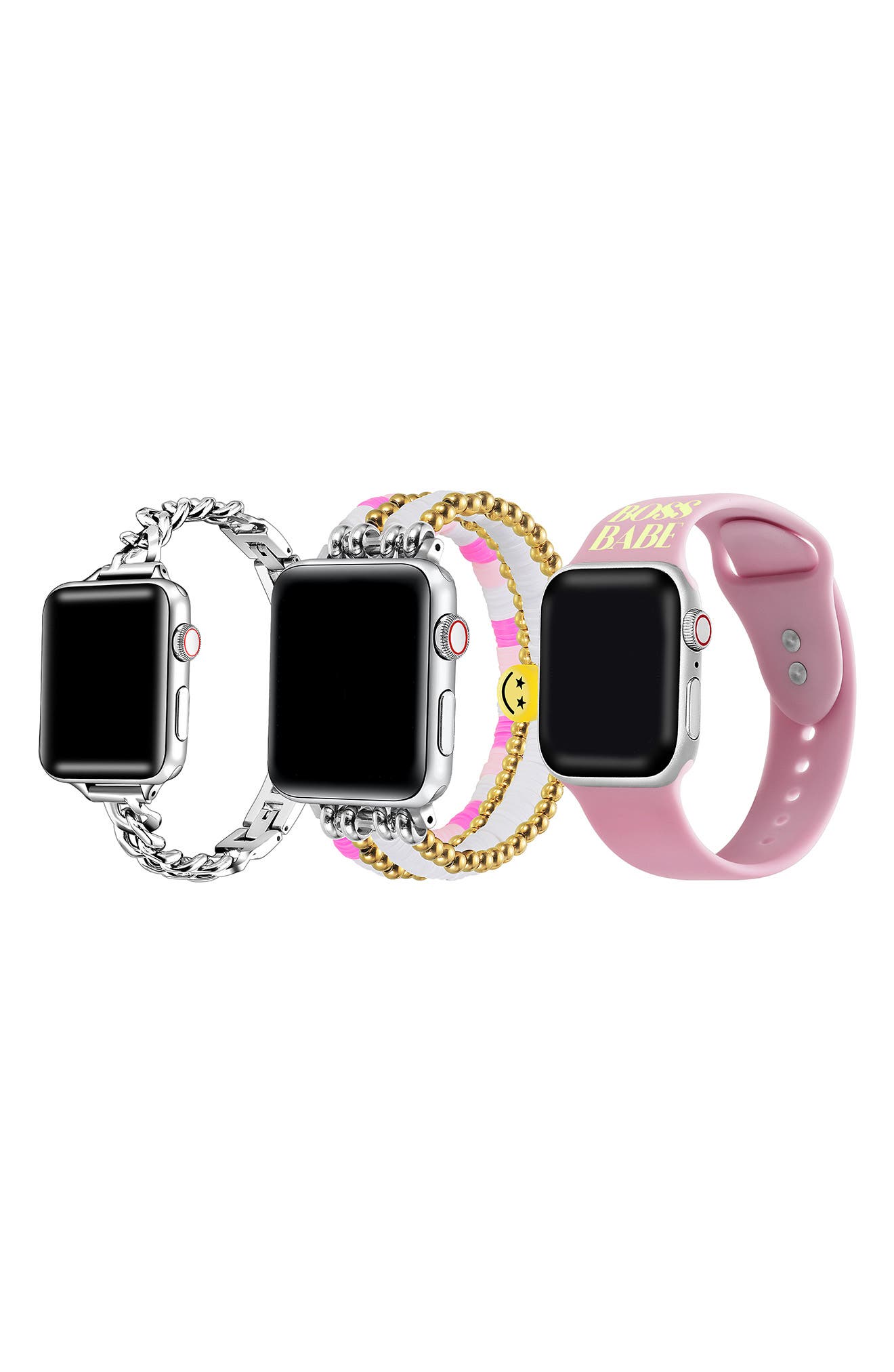 Boss Babe Beaded Assorted 3-Pack Apple Watch® Watchbands