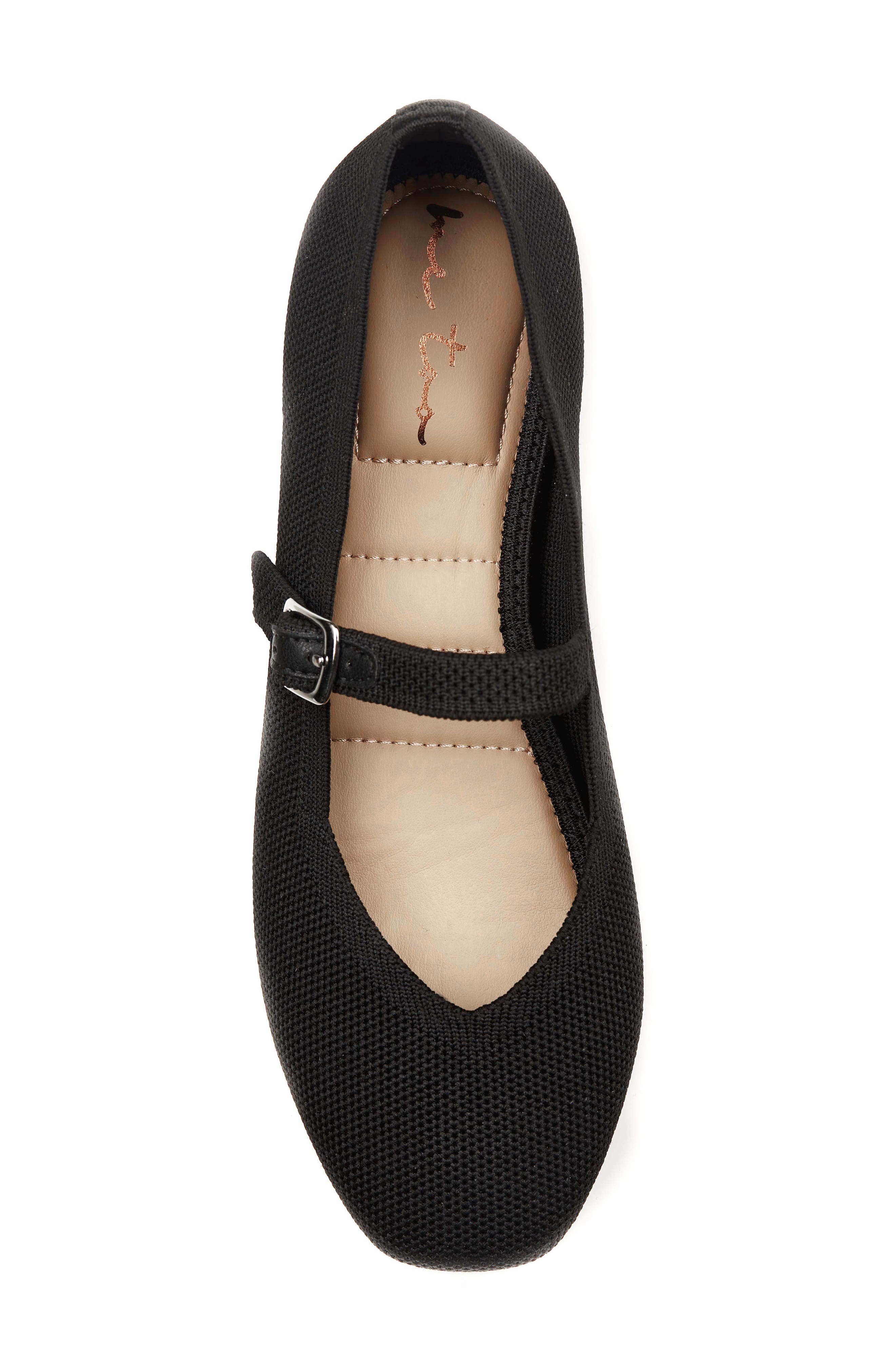 Me Too Shelby Mary Jane Flat, Alternate, color, Black