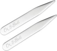 Cufflinks, Inc. Set of 2 Stainless Steel Collar Stays