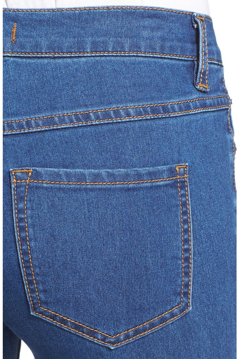 Stretch Mid Rise Flare Jeans, Alternate, color, DALLAS