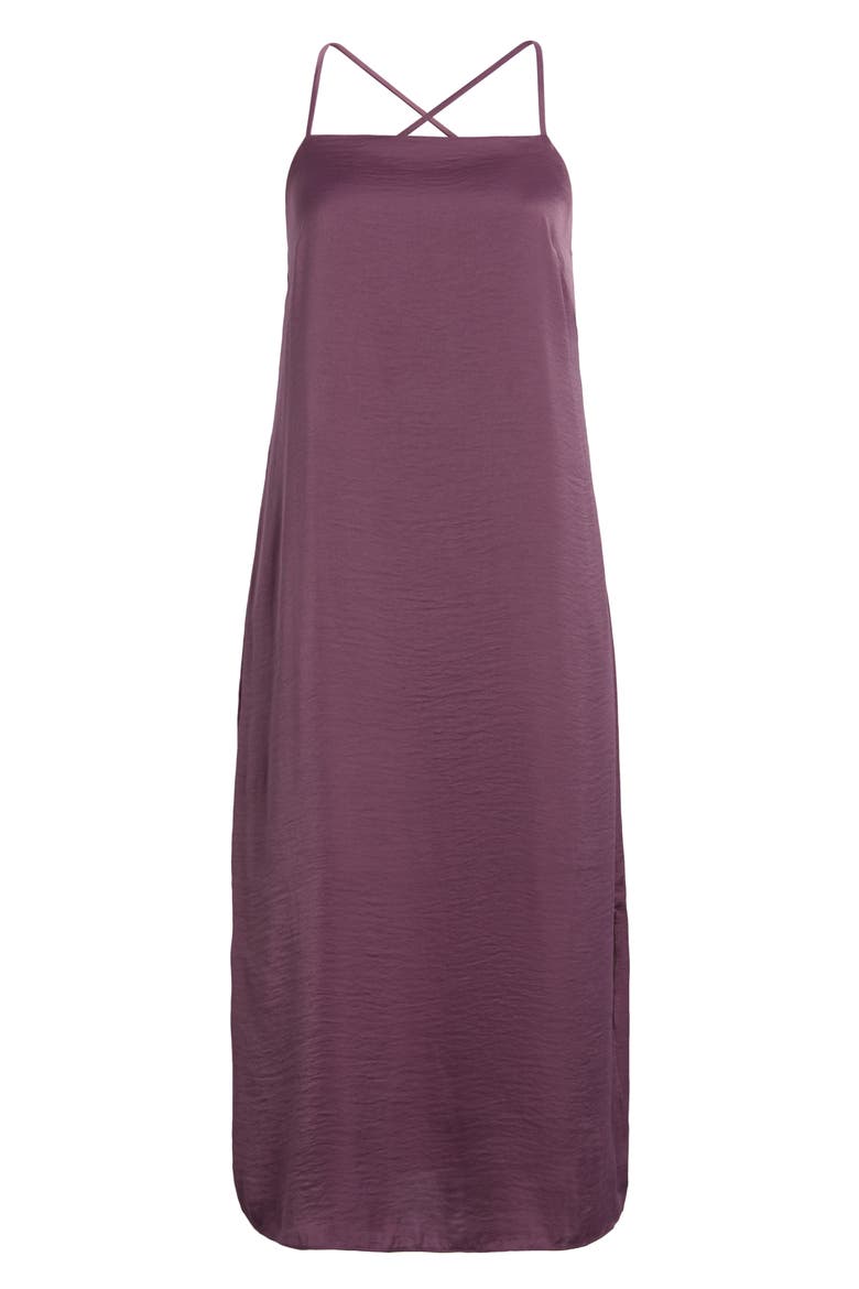Apron Slipdress, Alternate, color, FADED EGGPLANT