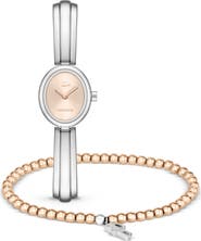 Lacoste Suzanne Oval Bracelet Watch Gift Set, 18.5mm x 25mm