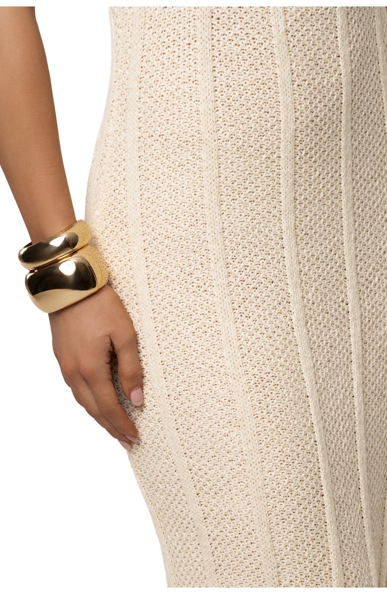 JLUXLABEL Cabana Views Crochet Dress, Alternate, color, Ivory