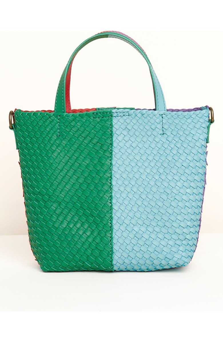 Charlotte Stone Paulette Multicolor Woven Crossbody Bag, Alternate, color, Tropical