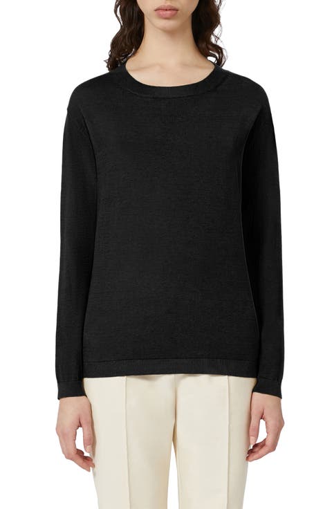 Arca Silk & Cotton Crewneck Sweater