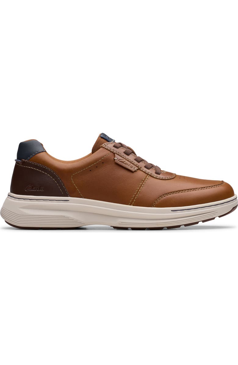 Clarks<sup>®</sup> Craftwell Lace-Up Sneaker, Alternate, color, Tan Leather