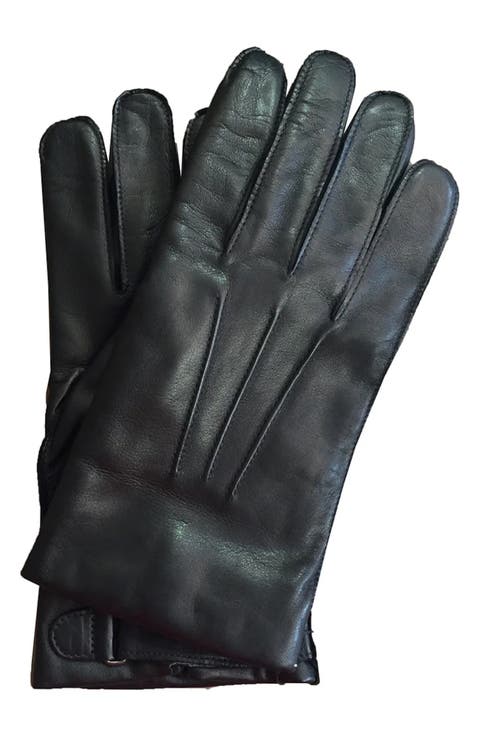 Peter Cashmere Lined Leather Gloves