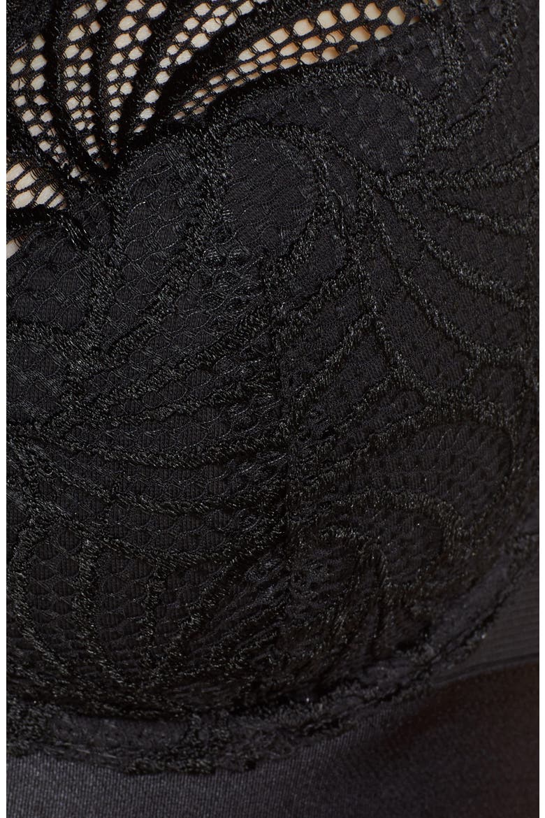 Warrior Balconette Nursing Bra, Alternate, color, BLACK