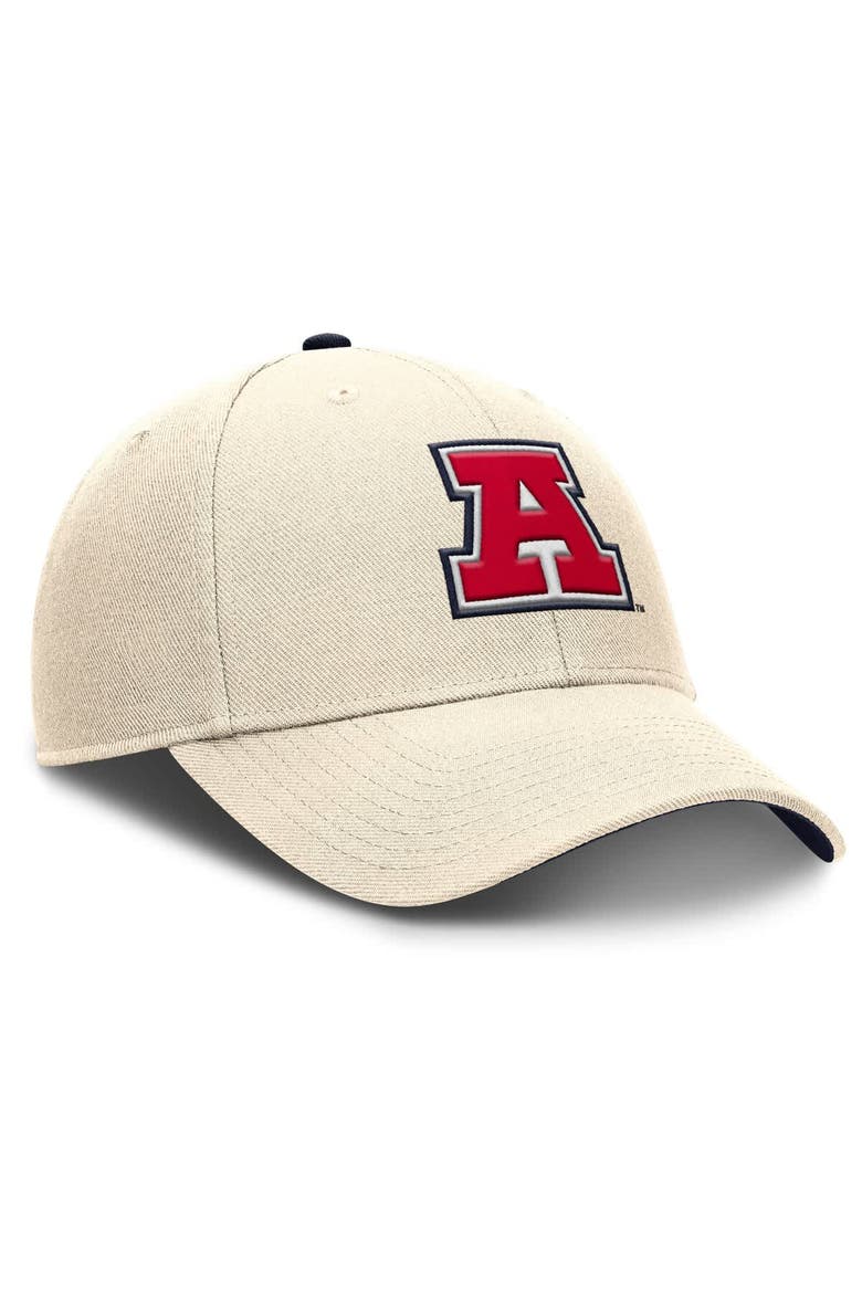 Men's Nike Natural Arizona Wildcats Rise Legacy Adjustable Hat, Alternate, color, Natural