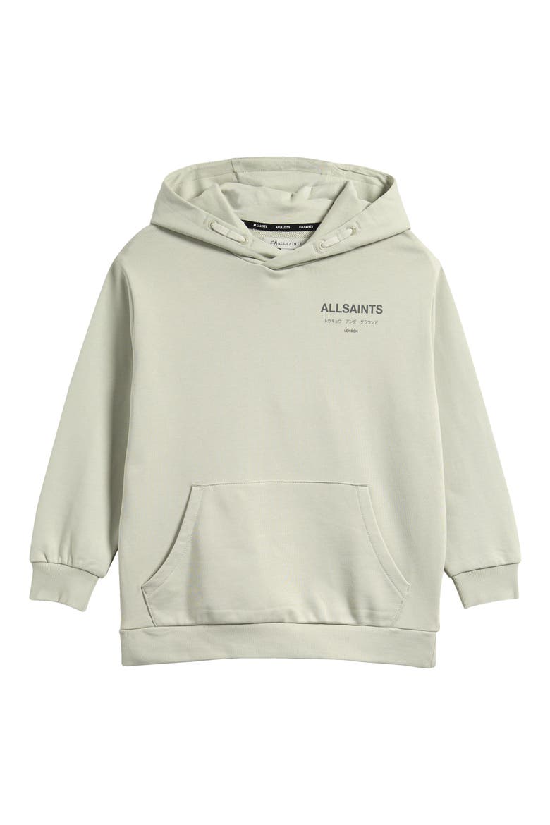 Kids' Underground Oversize Hoodie, Main, color, GREEN