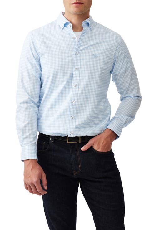 Gunn Check Oxford Sports Fit Button-Down Shirt