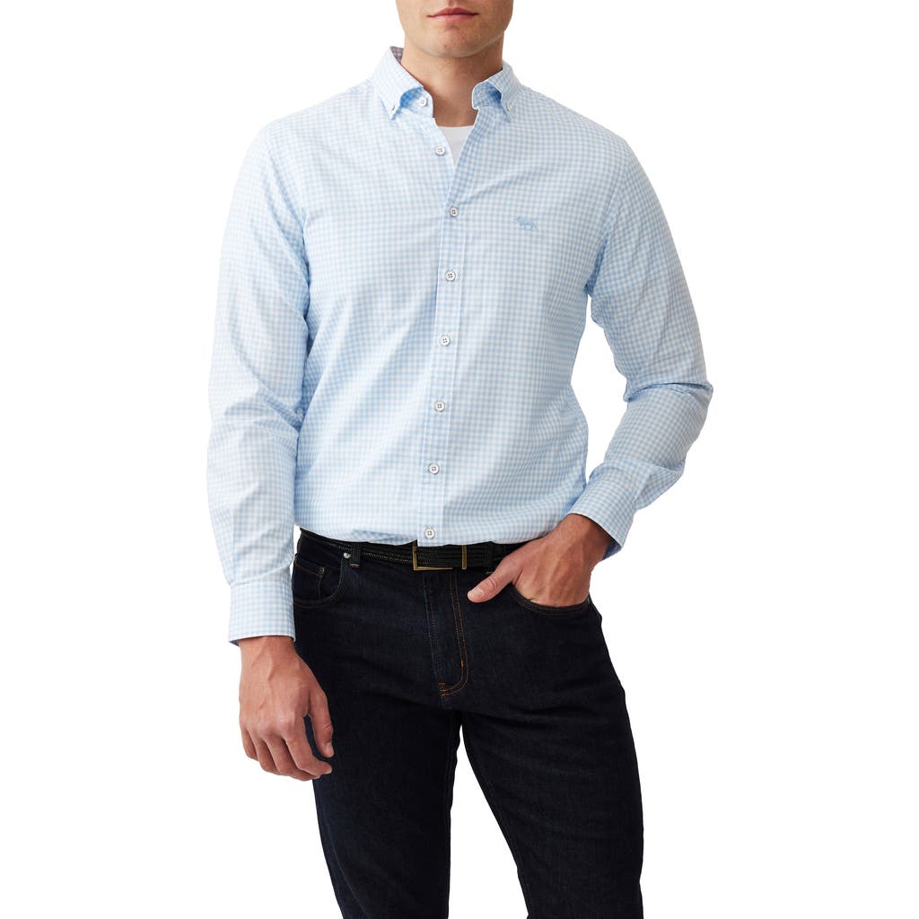 Rodd & Gunn Gunn Check Oxford Sports Fit Shirt In Malibu