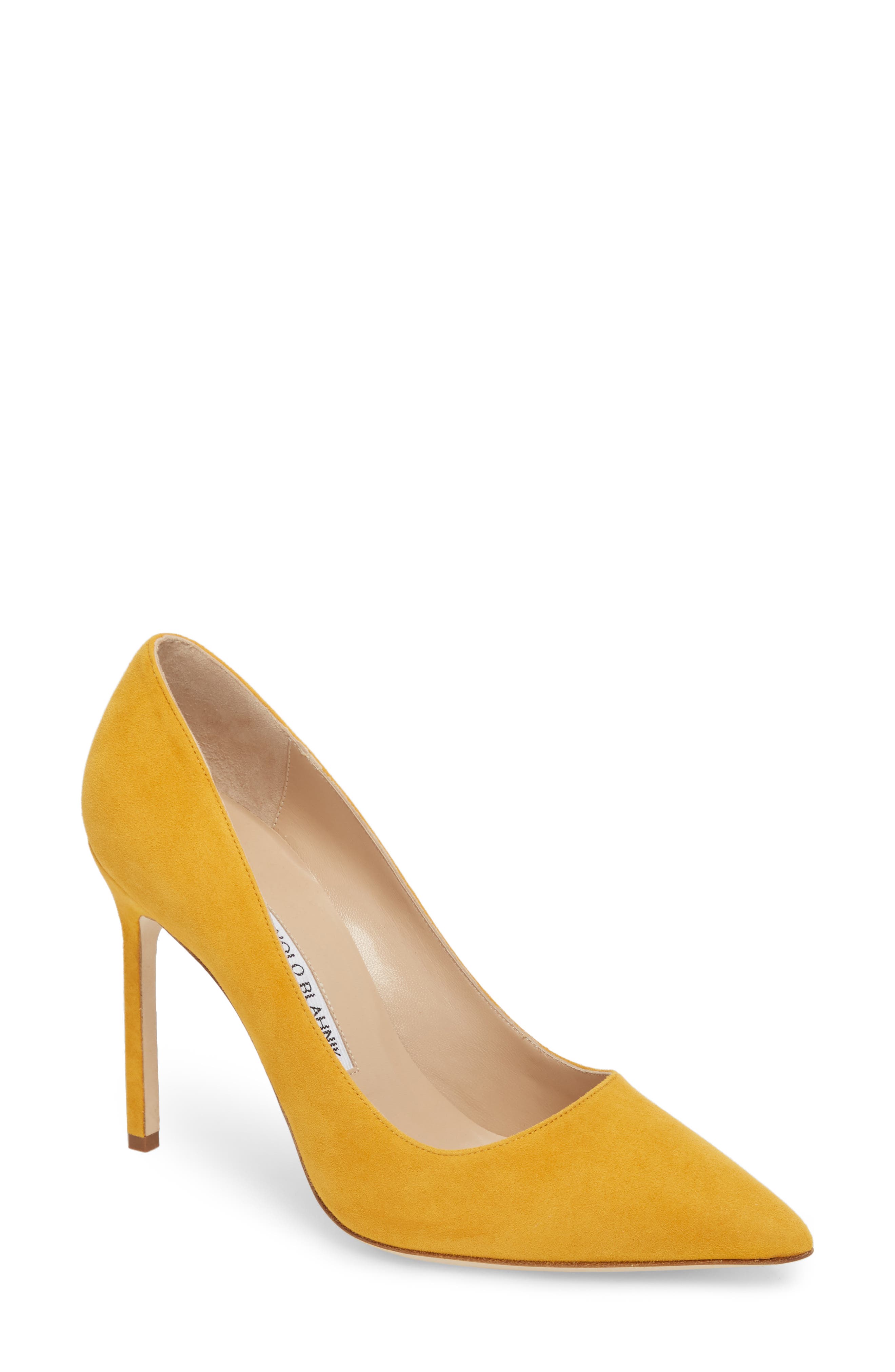 BB Pointed Toe Pump, Main, color, ARBOR YELLOW