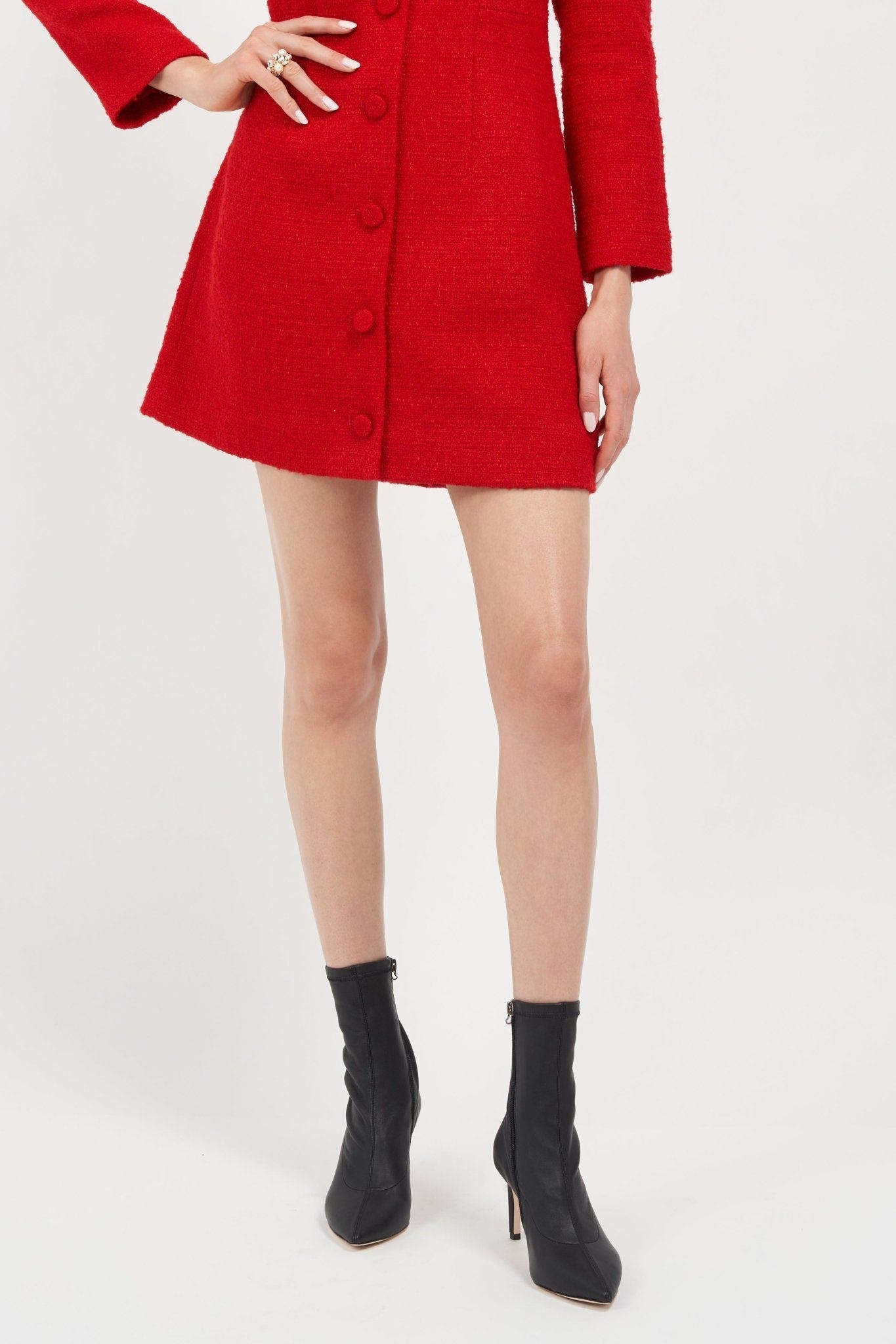 Joan Oloff Shoes Dakota Stretch Dress Bootie with Stiletto Heel, Alternate, color, 