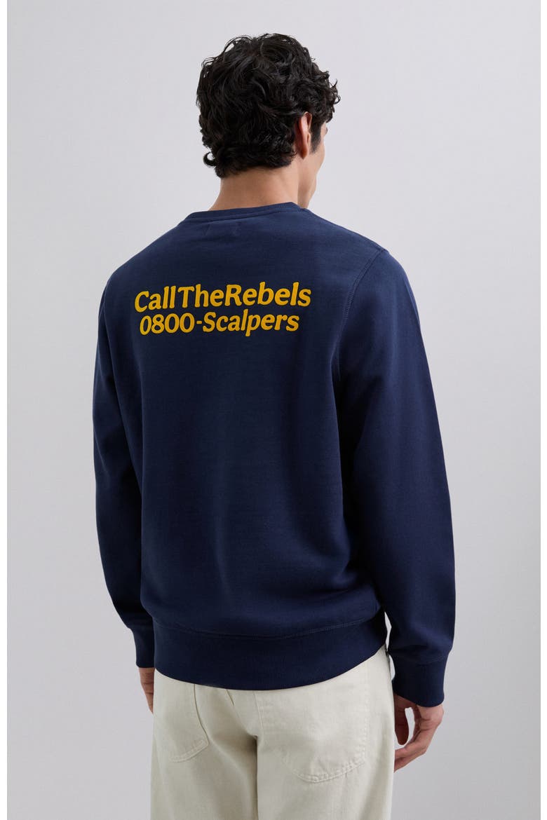 Rebels Flock Sweater, Alternate, color, Darknavy