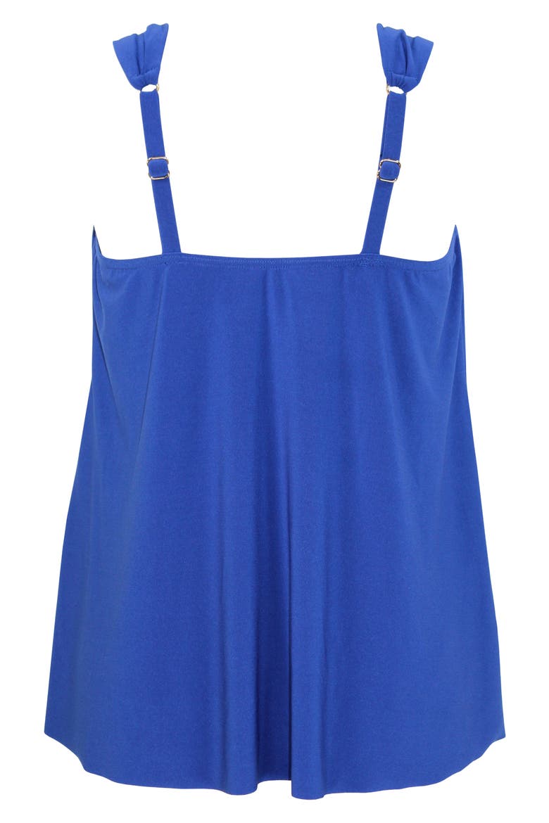 Razzle Dazzle Underwire Tankini Top, Alternate, color, AZL