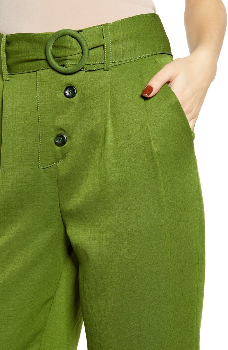 Blu Pepper J.O.A. Belted Crop Pants, Alternate, color, 