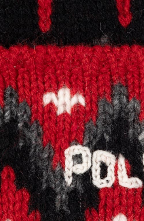 Polo Ralph Lauren Fair Isle Wool Blend Beanie In Multi