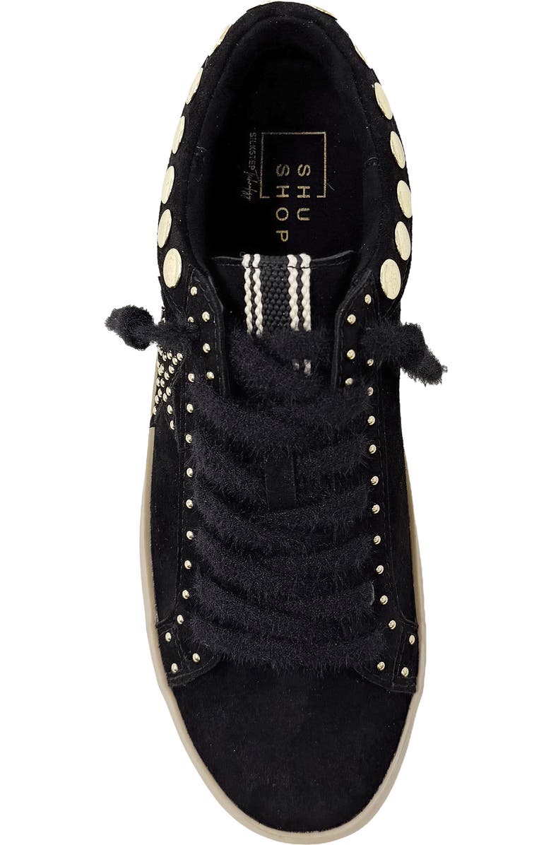 SHUSHOP Pandora Studded Low Top Sneaker, Alternate, color,
