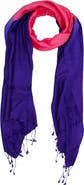 SAACHI Arielle Two-Tone Cashmere Scarf