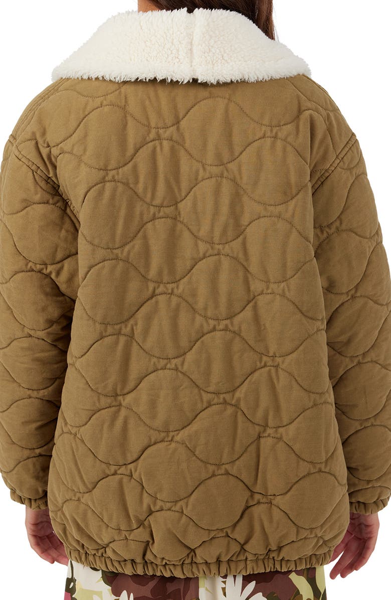 O'Neill Wells Fleece Lined Quilted Jacket, Alternate, color, 