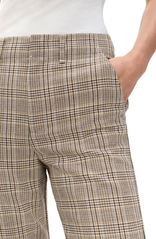 Rag & Bone Shea Plaid Wool Blend Pants In Multi