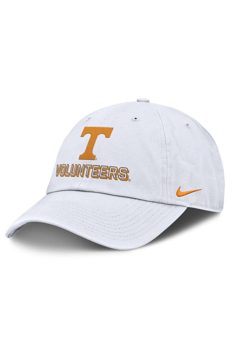 Nike Men's Nike White Tennessee Volunteers 2025 On-Field Club Adjustable Hat, Main, color, 