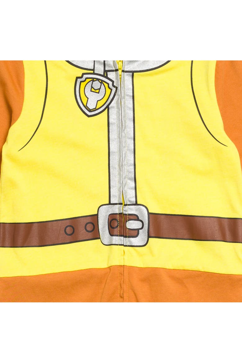 Rubble Hooded One Piece, Alternate, color, Rubble Yellow