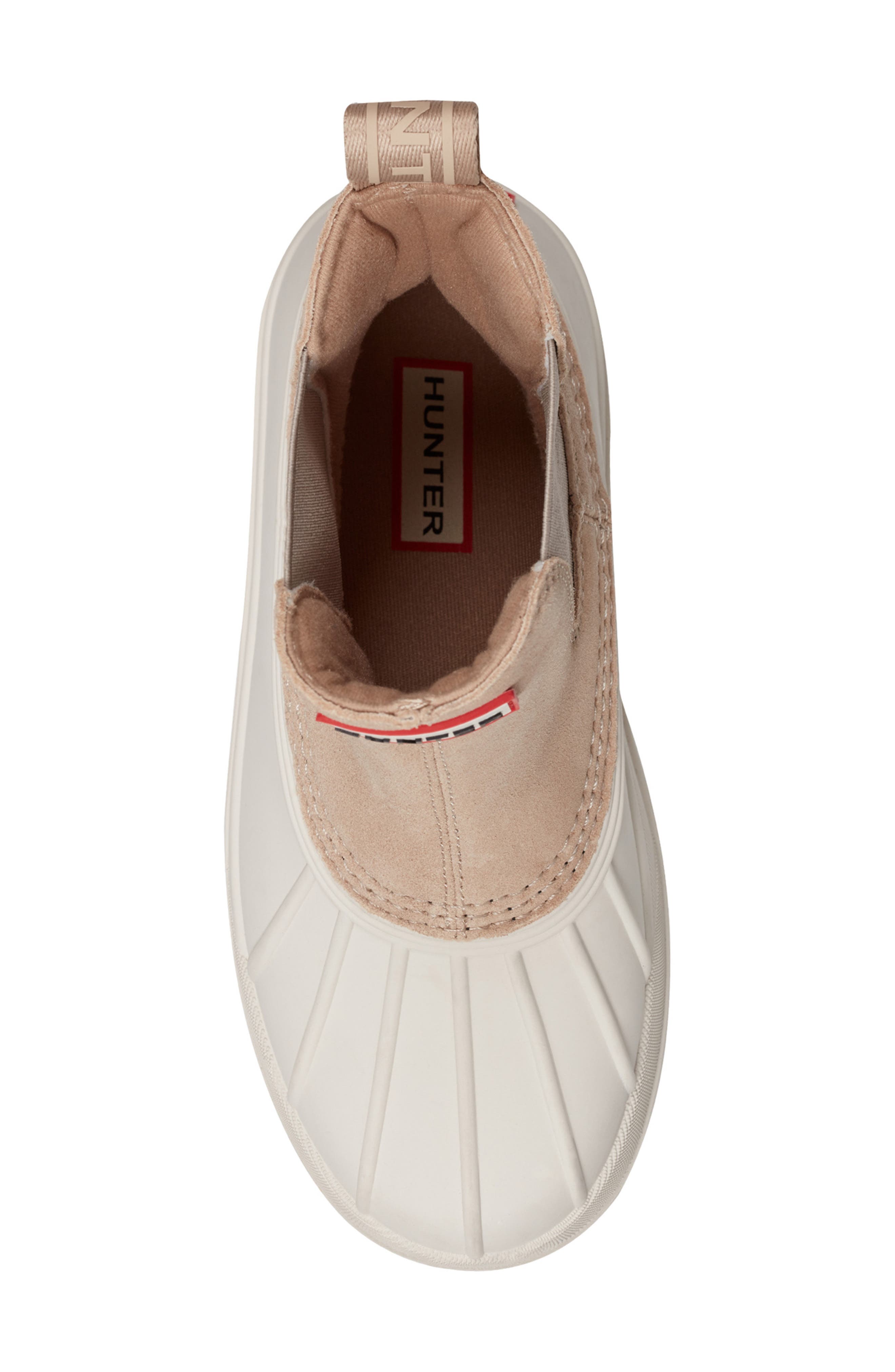 Hunter Sutton Waterproof Duck Boot, Alternate, color, Whitby Sand Beige