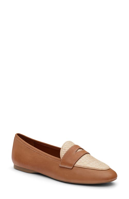 Birdies Vesper Leather Flat in Cappuccino Leather 