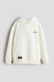 H&M Brushed-inside Printed Hoodie