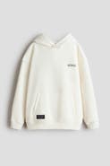 H&M Brushed-inside Printed Hoodie
