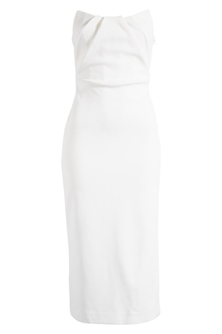 Marcy Strapless Dress, Alternate, color, IVORY