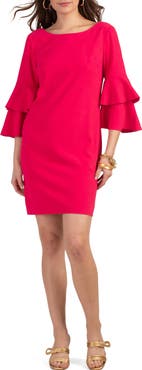 Trina Turk Leona 2 Ruffled Shift Dress