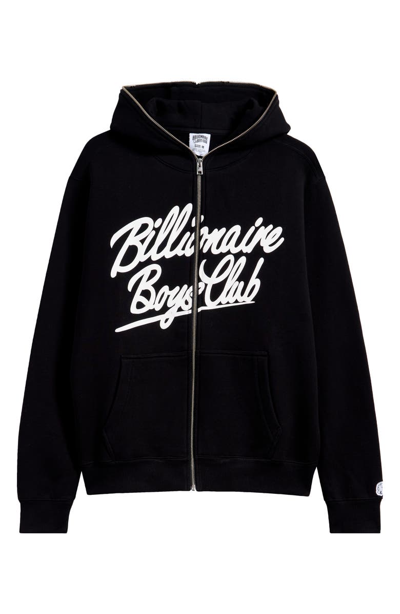 Billionaire Boys Club BB Script Logo Zip Hoodie, Alternate, color,