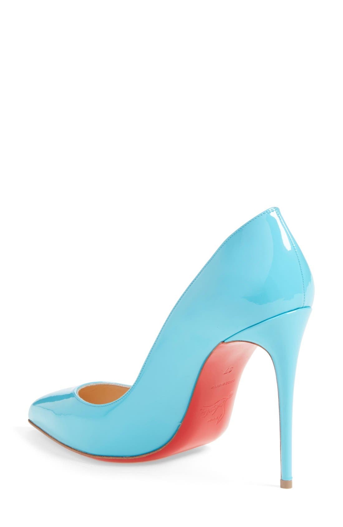 'Pigalle Follies' Pointy Toe Pump, Alternate, color, PACIFIC PATENT