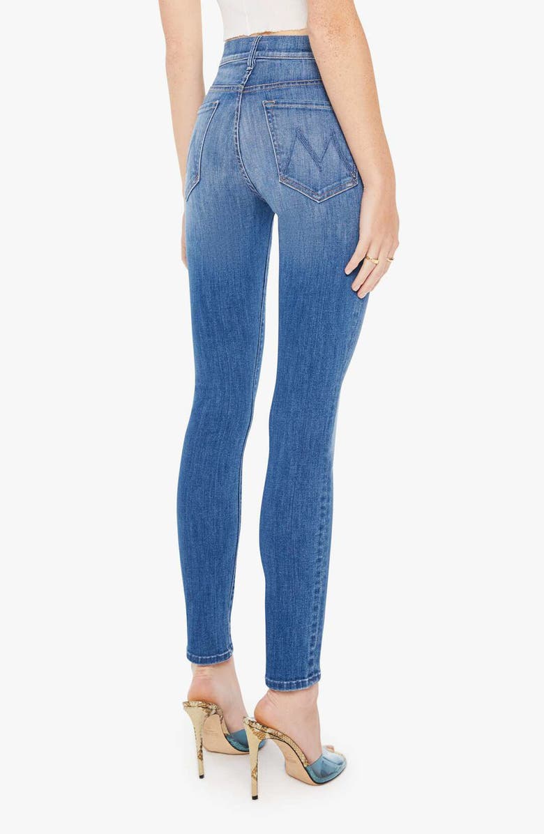 MOTHER The Stunner Hover High Waist Ankle Skinny Jeans, Alternate, color, 