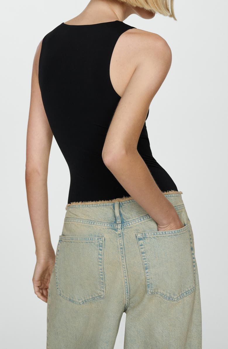 MANGO Sleeveless Bodysuit, Alternate, color, 