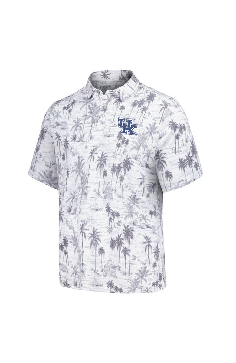 Tommy Bahama Men's Tommy Bahama Gray Kentucky Wildcats Sport Cabana Shores IslandZone Tri-Blend Polo, Alternate, color, Gray
