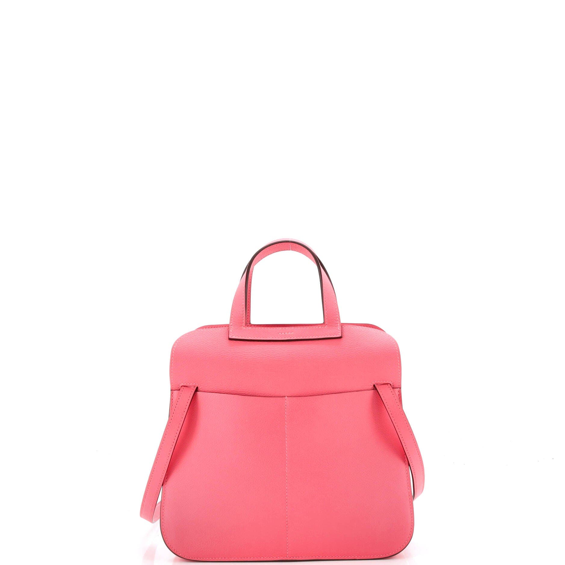 Pre-Owned Hermes Halzan Bag Evercolor 25, Alternate, color, Rose Azalee
