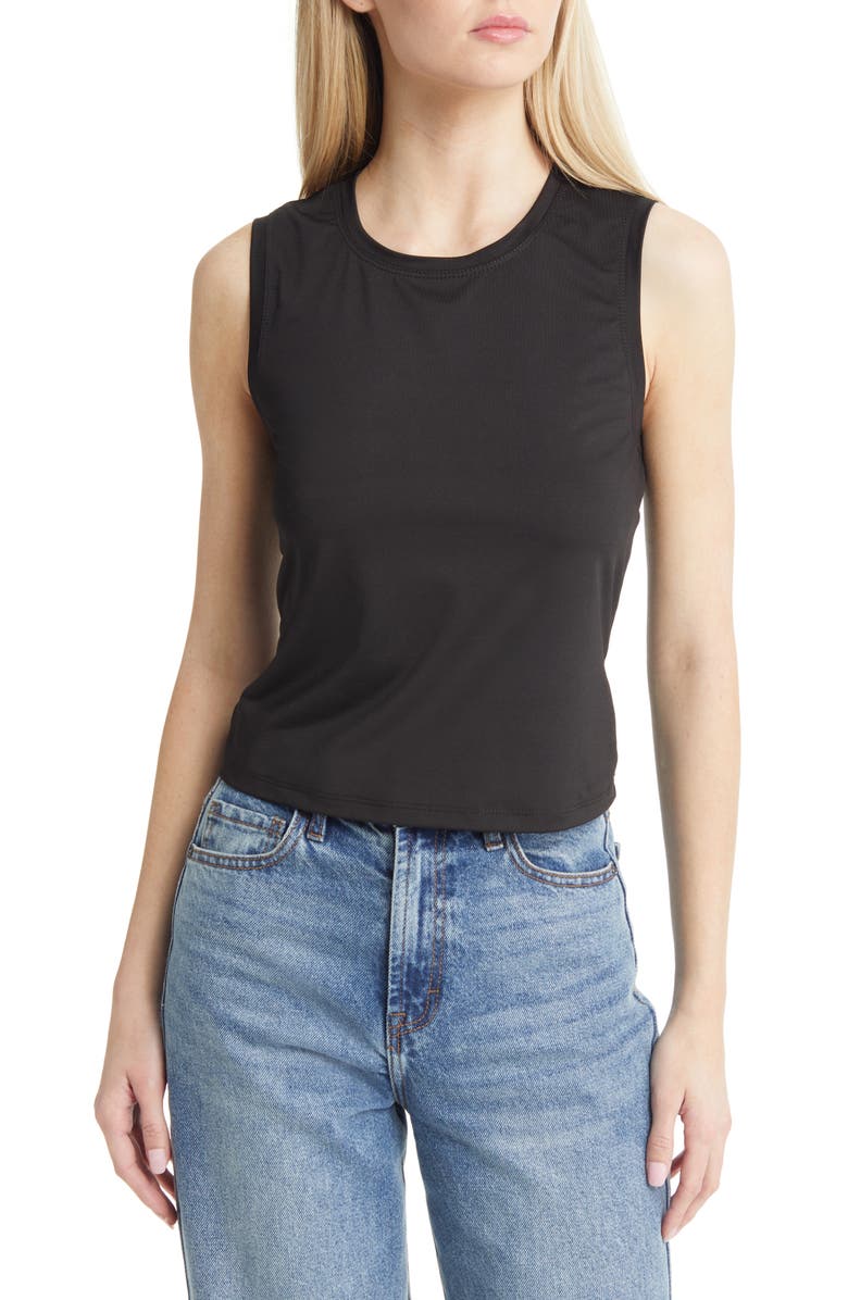 Open Edit Contour Knit Crewneck Tank, Main, color,