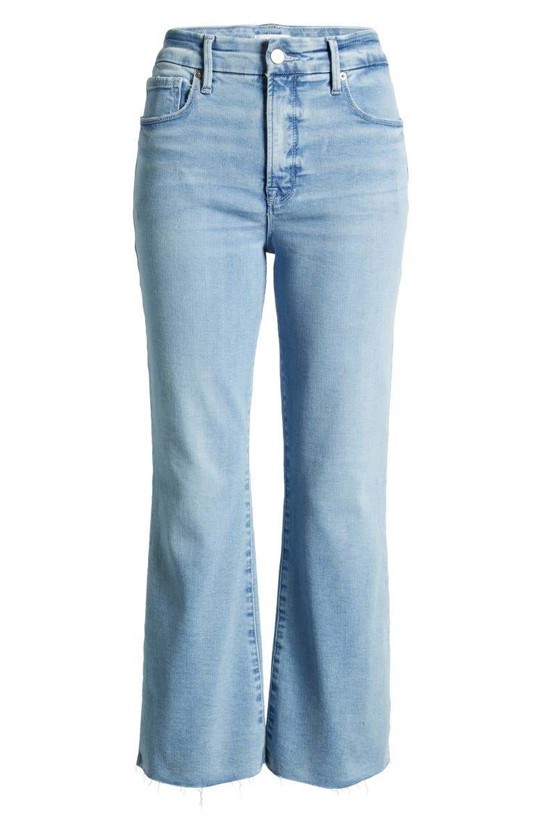 Good American Good Legs Crop Mini Bootcut Jeans, Alternate, color, 