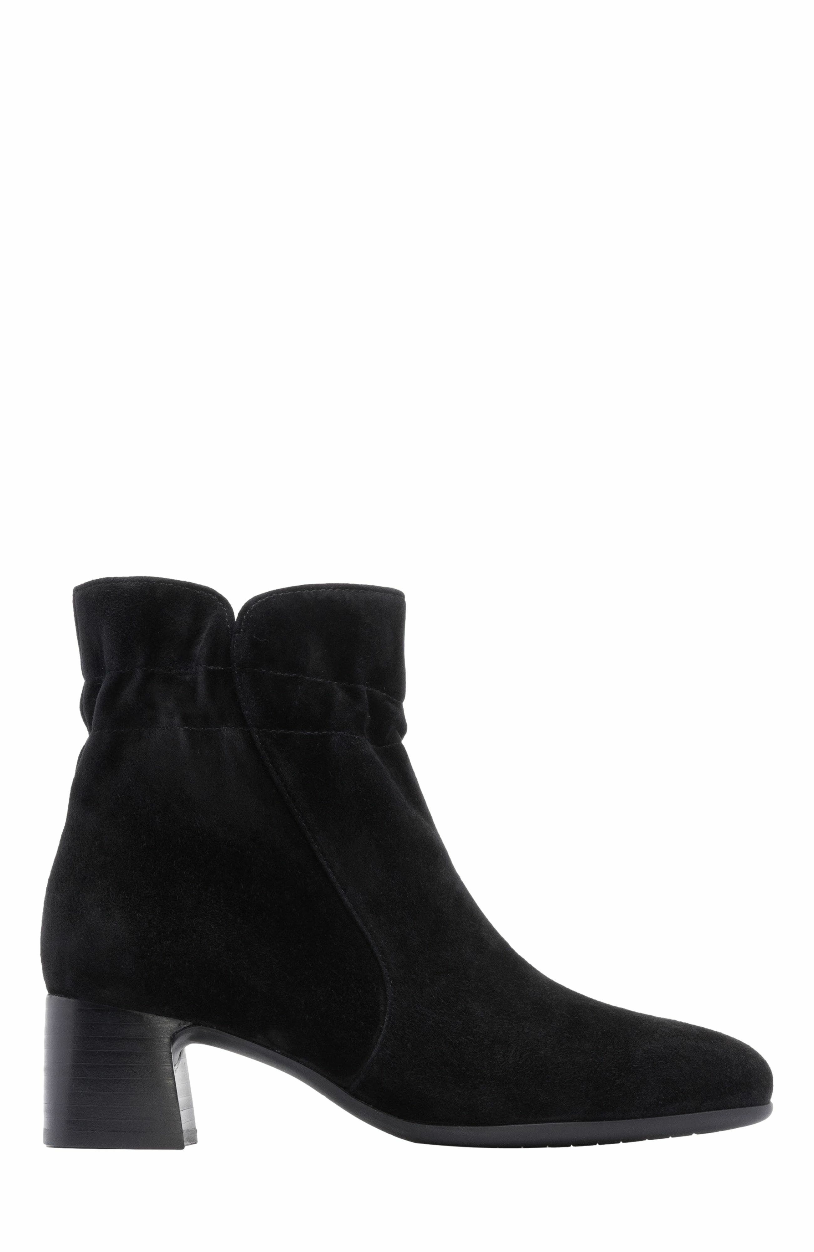 ABEO Avenue Mid Boot, Alternate, color, Black Suede - Regular