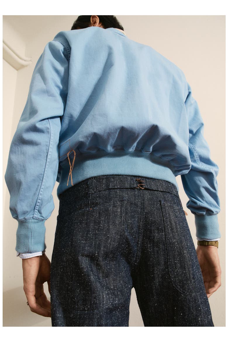 Russell Indigo Rinse Denim Trousers, Alternate, color, BLUE