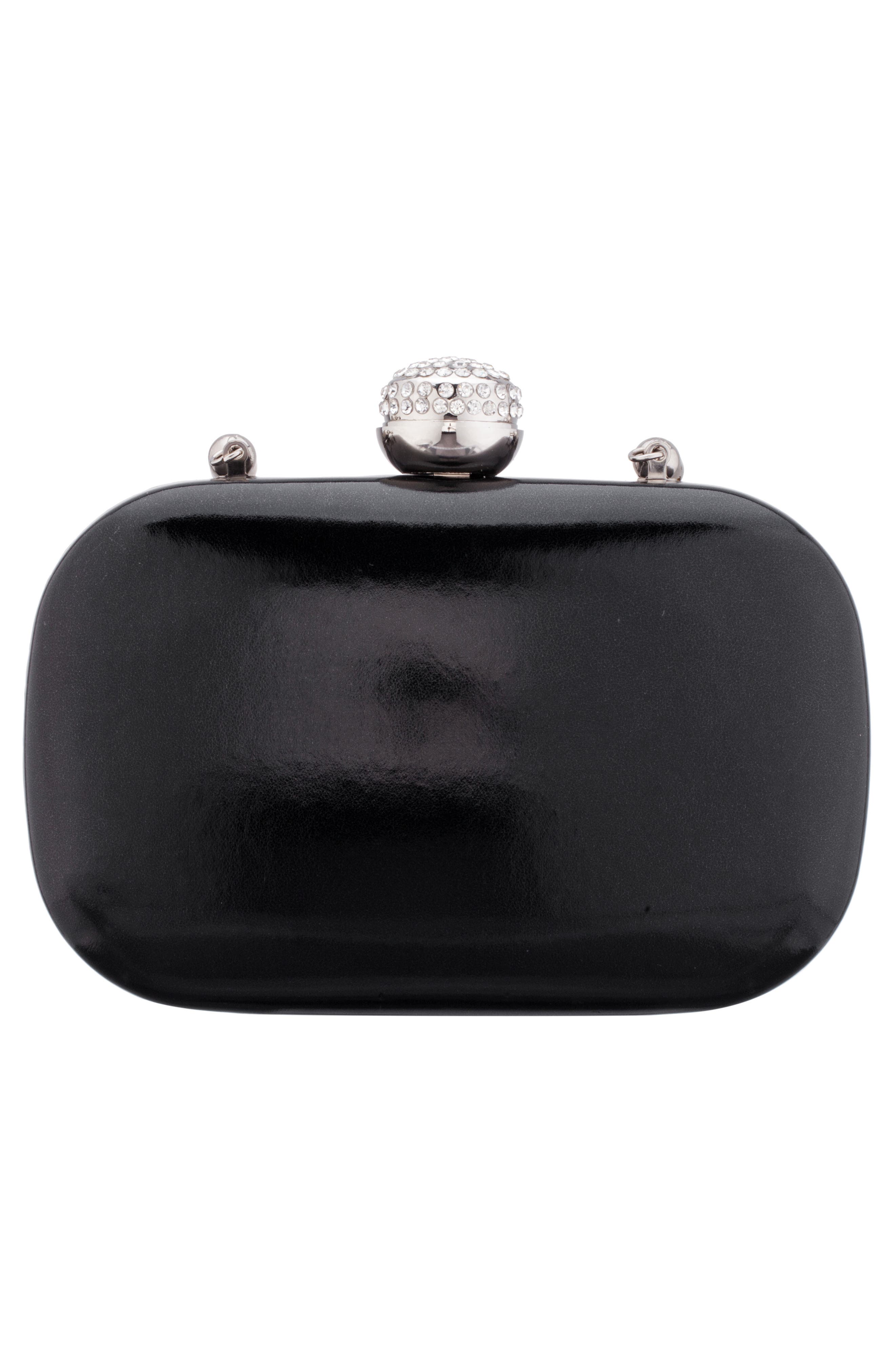 Nina Crystal Handle Minaudiere, Alternate, color, 