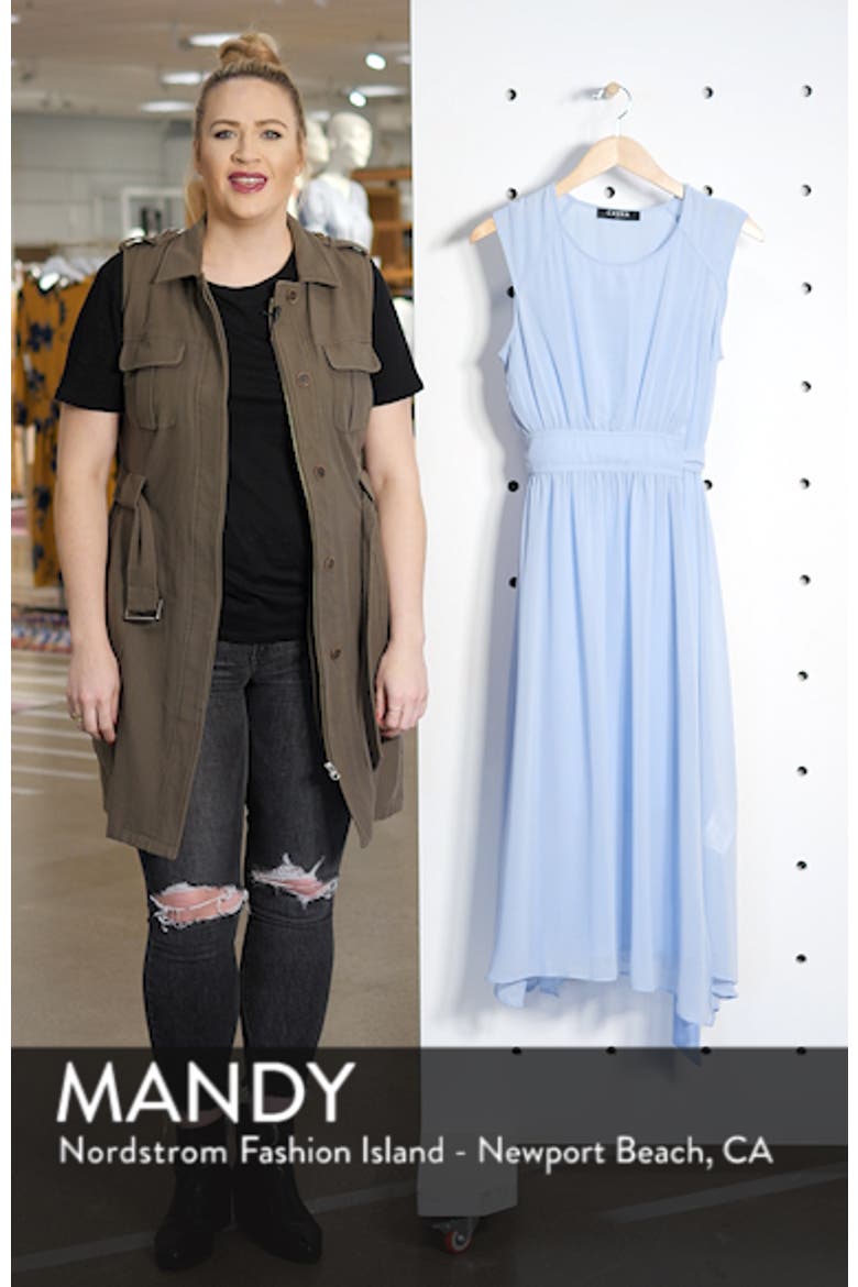 D-Ring Chiffon Midi Dress video